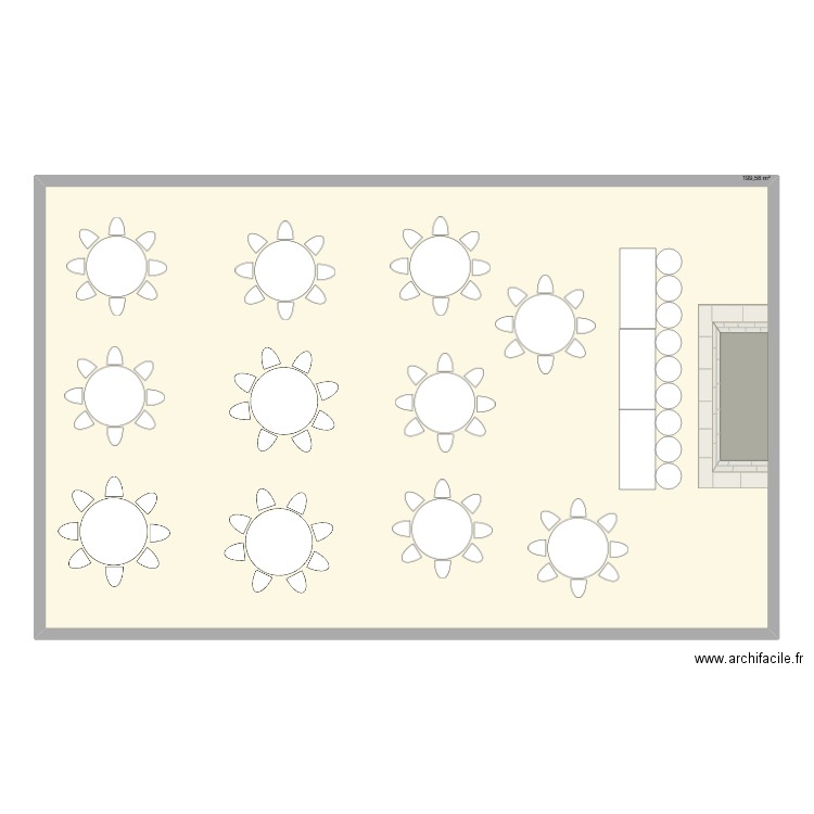 Plan de table mariage sophie & franck. Plan de 0 pièce et 0 m2