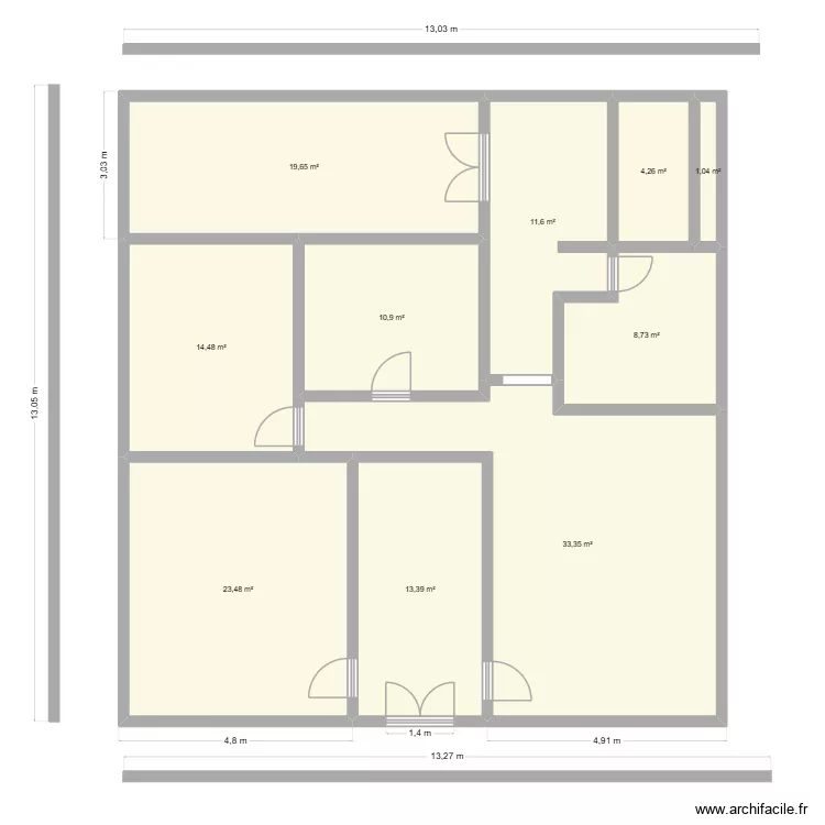 LOCATION ALBARAKA. Plan de 10 Pièces et 141 m² LOCATION ALBARAKA. Plan de 10 Pièces et 141 m²