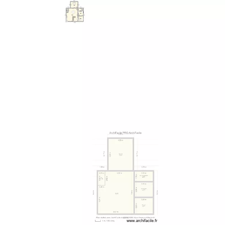 moriville. Plan de 5 Pièces et 108 m²