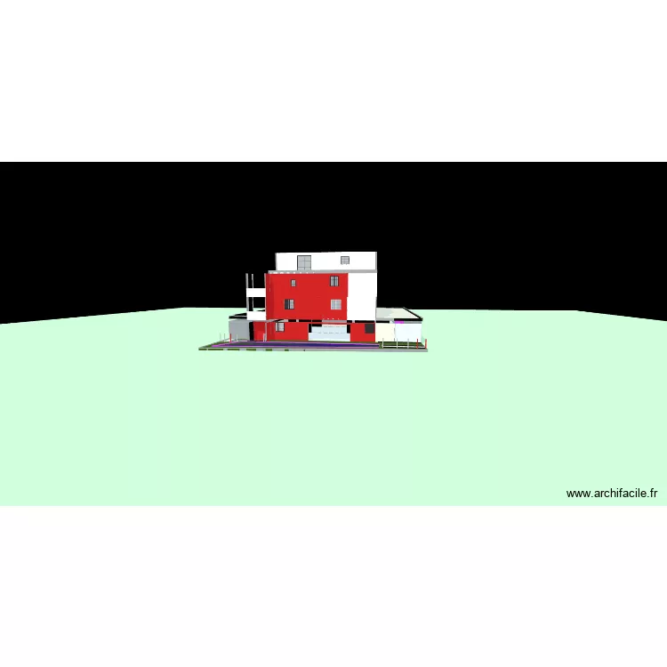 IMMEUBLE F. Plan de 59  et 1568 m²