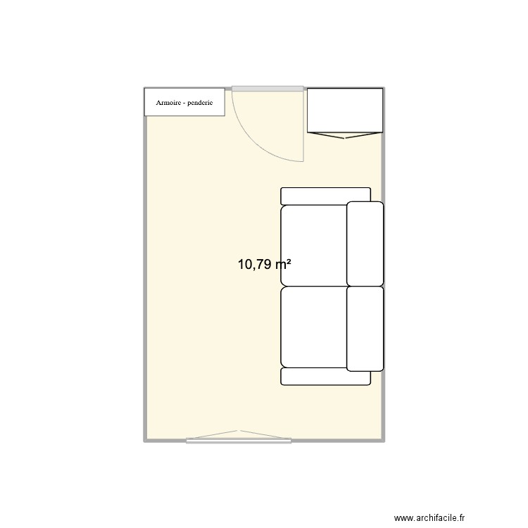 APPTVH - CHAMBRE 2. Plan de 0 pièce et 0 m2