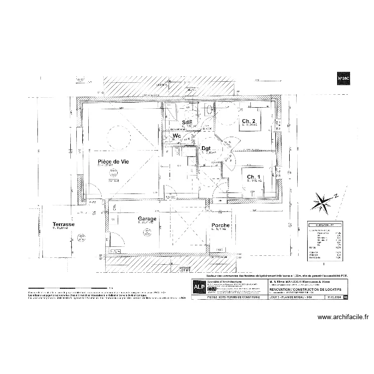 MAHJOUB 3 ET 4 FOUROT. Plan de MAHJOUB 3 ET 4 FOUROT. Plan de