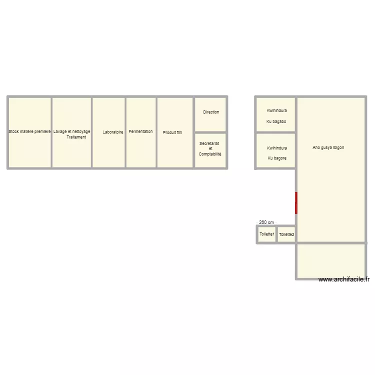 Chez Jos&eacute;e. Plan de 13  et 498 m²