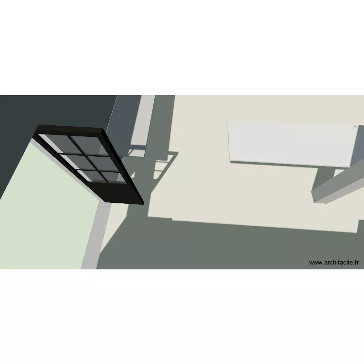 VAE. Plan de 2 Pièces et 104 m²