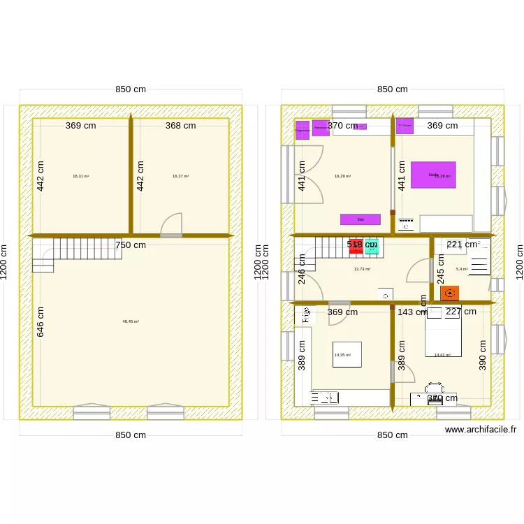 GARAGE_V0. Plan de 9 pièces et 160 m² GARAGE_V0. Plan de 9 pièces et 160 m²