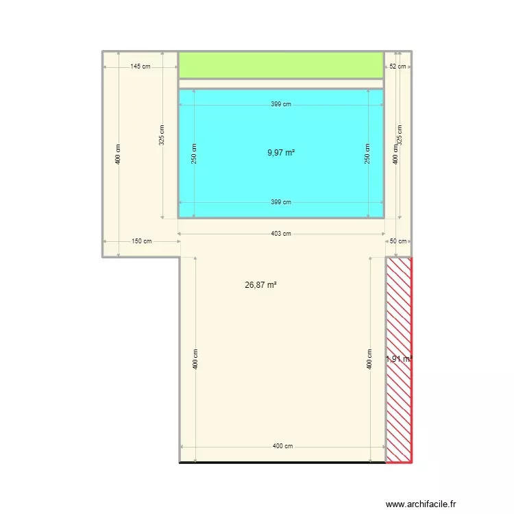 Chatelier. Plan de 5 Pièces et 42 m² Chatelier. Plan de 5 Pièces et 42 m²