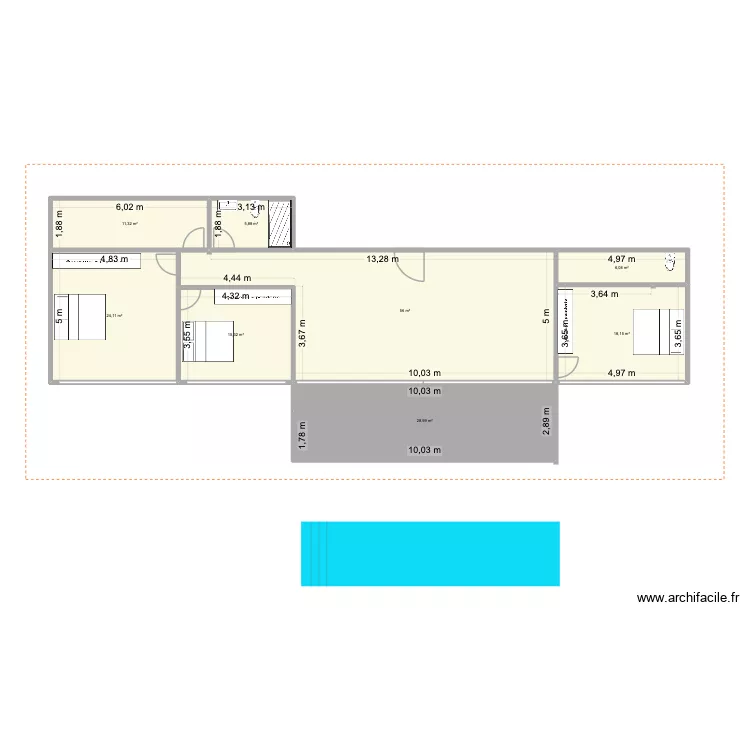 Corner House 1. Plan de 