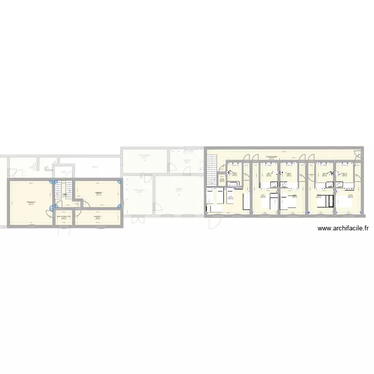 Les 3 saules rénovation V11. Plan de 45 et 611 m² Les 3 saules rénovation V11. Plan de 45 et 611 m²