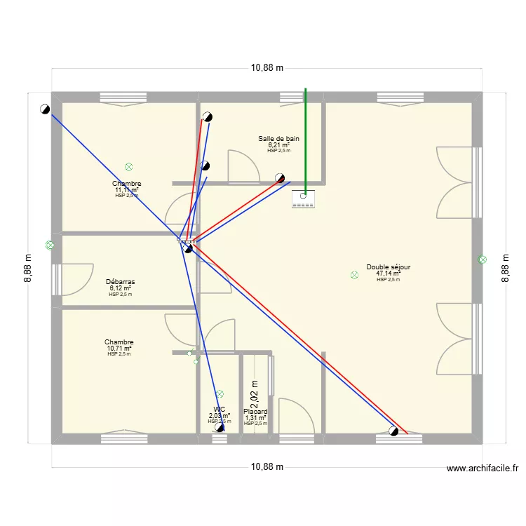 projet logis plomberie 2. Plan de 7 et 85 m² projet logis plomberie 2. Plan de 7 et 85 m²