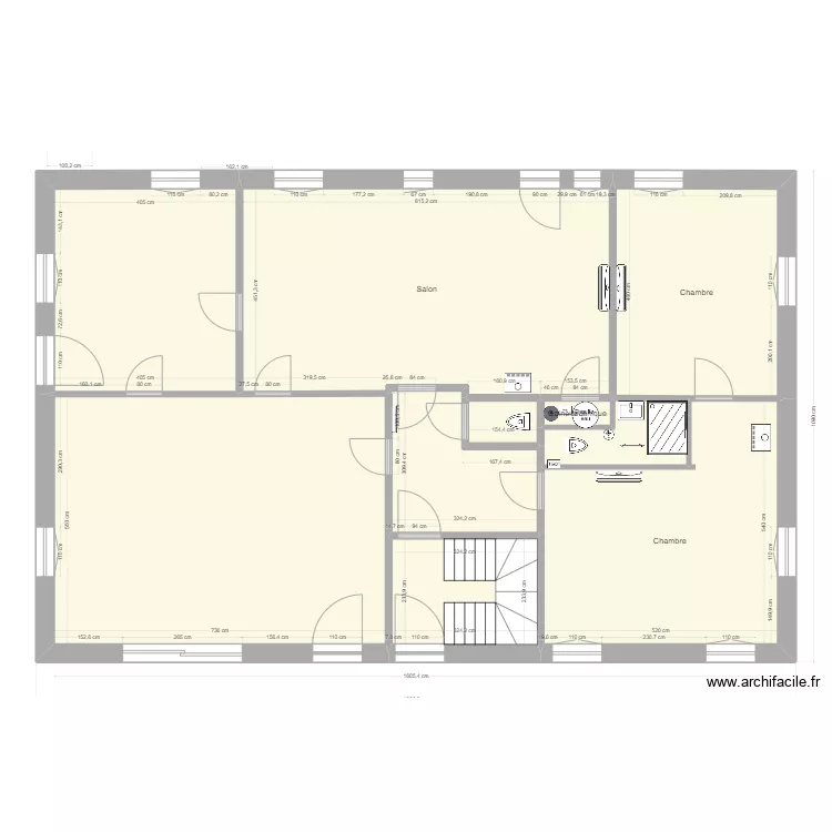 Baerenthal RDC et Etage 2023-02. Plan de 