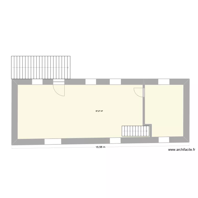 castanet etage plan base. Plan de 