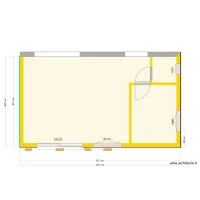 Vue plan implantation module murs MAUVAIS