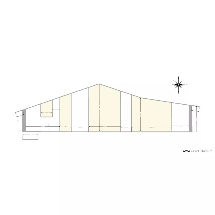 annexe face est. Plan de 7 Pièces et 21 m² annexe face est. Plan de 7 Pièces et 21 m²