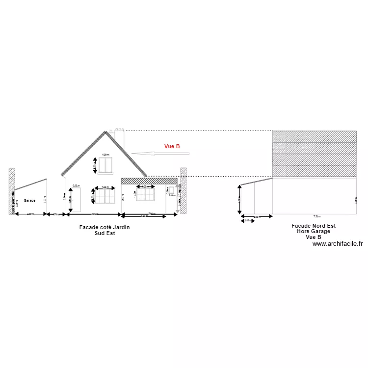 plan facade 5.2 landrethun. Plan de 