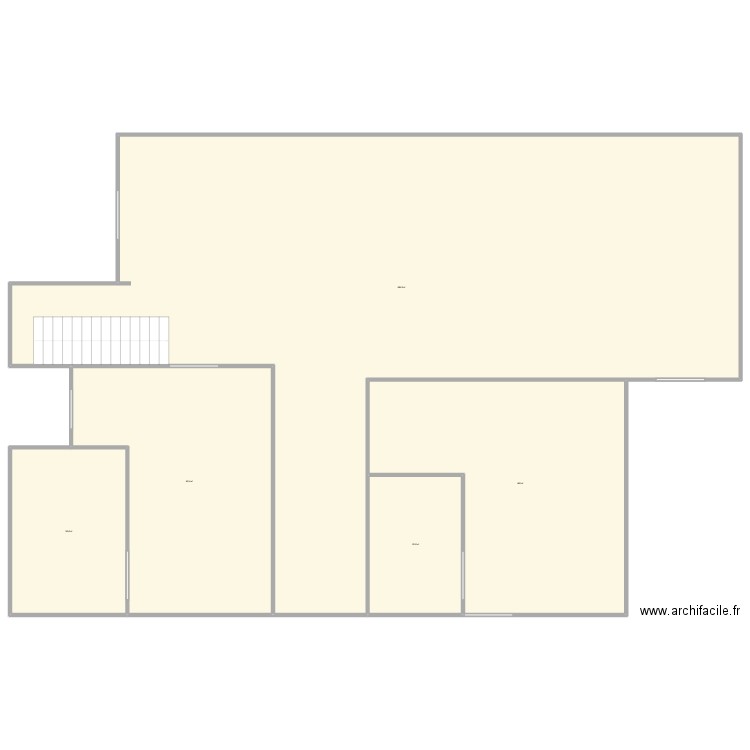 Ir BERTIN. Plan de 5 pièces et 3133 m2