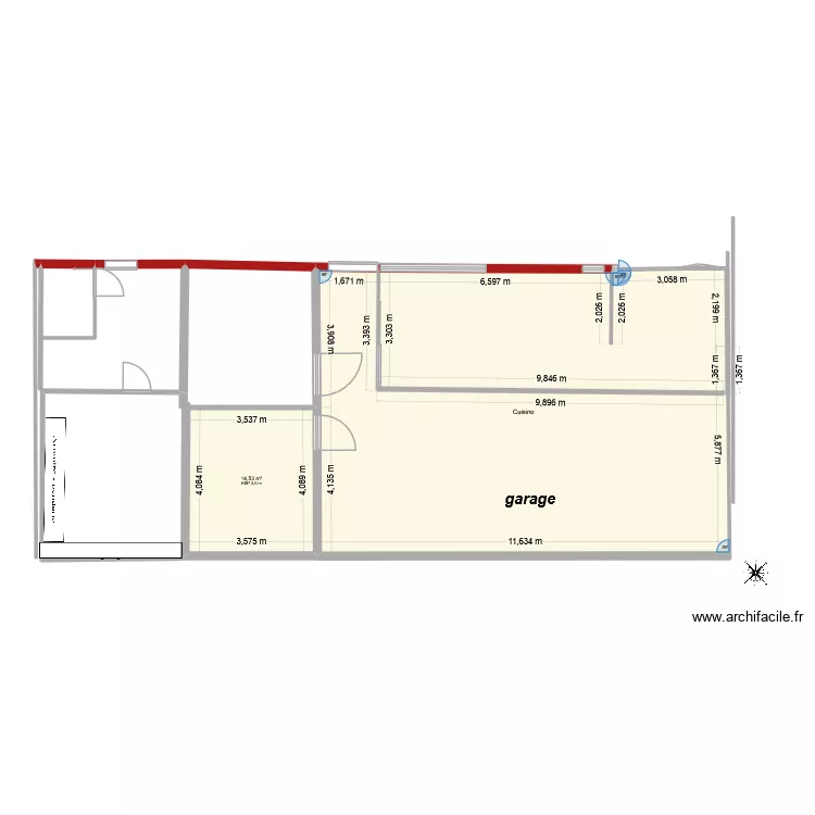 serre 12.25. Plan de 2 pièces et 106 m² serre 12.25. Plan de 2 pièces et 106 m²