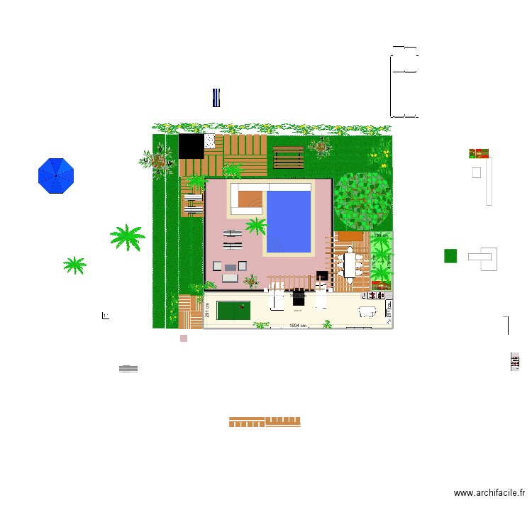 Extérieur mont Vernon 3 vol 29. Plan de 2 pièces et 52 m2