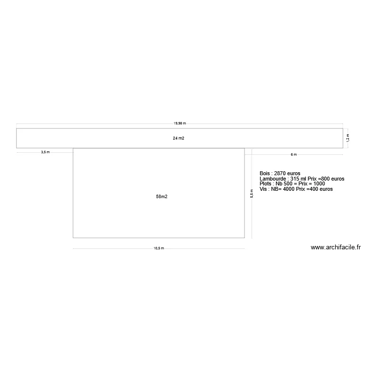 Terrassebis. Plan de 