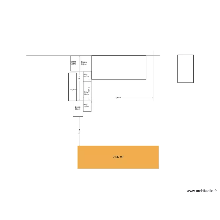 chambre. Plan de chambre. Plan de