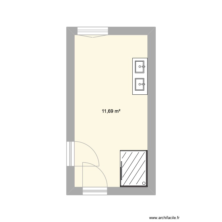 Grande Salle de bain. Plan de 0 pièce et 0 m2