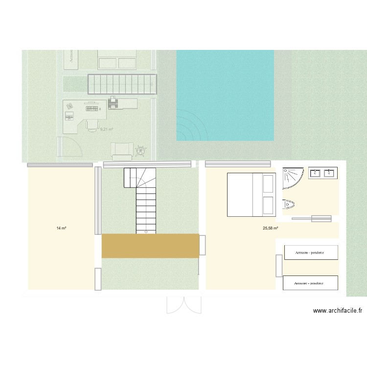jade maison 9. Plan de 6 pièces et 161 m2