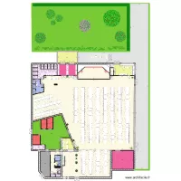 Auberge avec vestiaire wc Merchandising à l entrée 600 pers