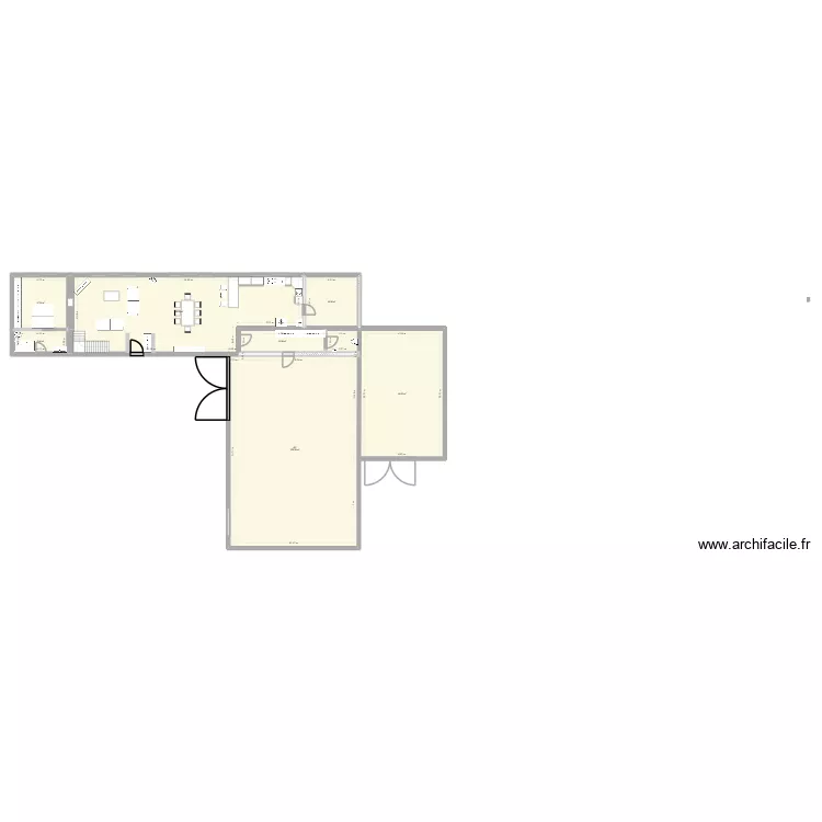 Projet Négrie. Plan de 13 et 474 m² Projet Négrie. Plan de 13 et 474 m²