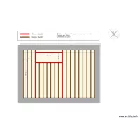 plan maison, ETAGE schéma solivage bois