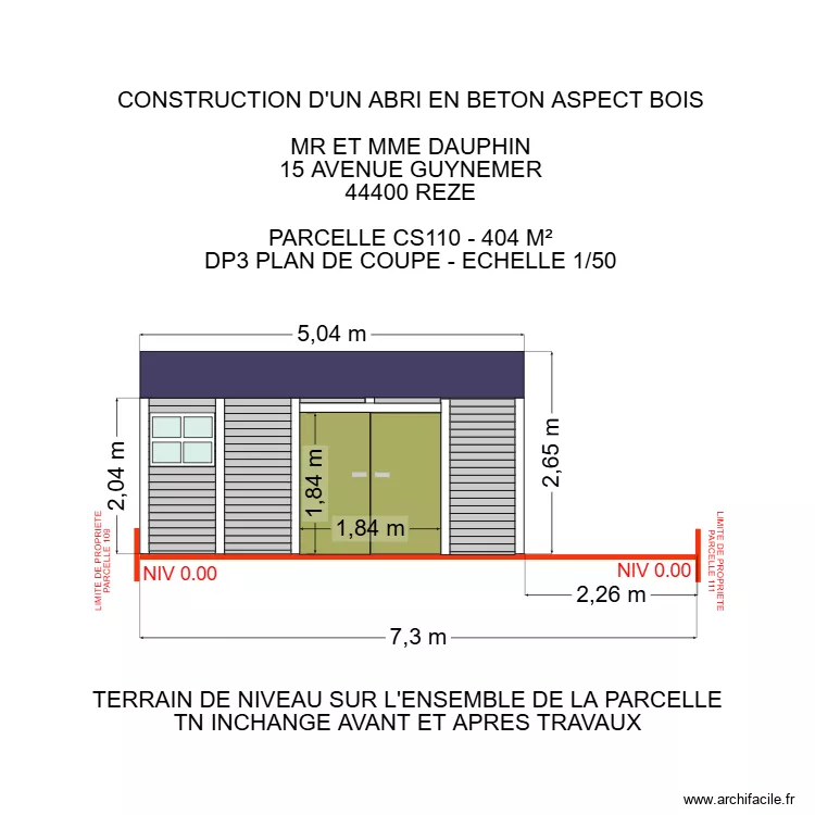DP 3 DAUPHIN. Plan de DP 3 DAUPHIN. Plan de