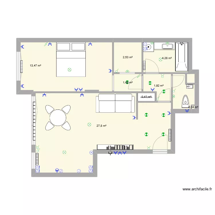 Cascetta. Plan de 