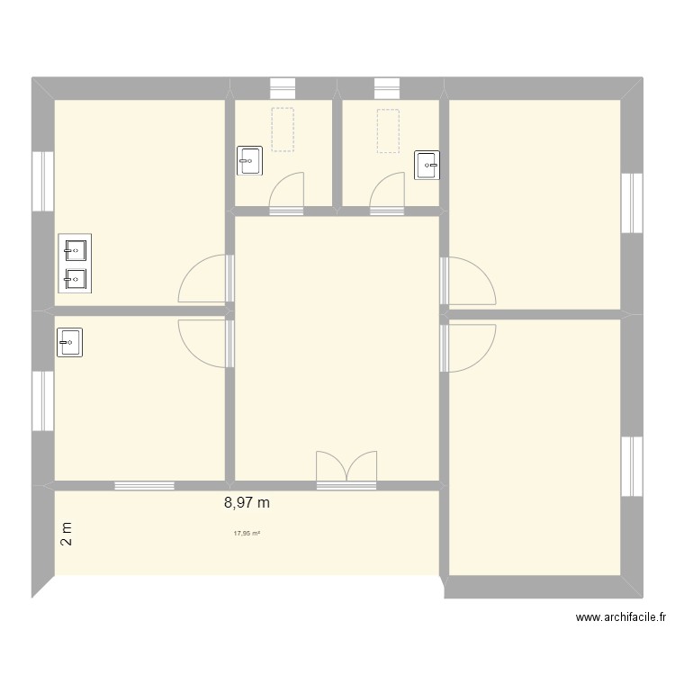 csb zwaraaa. Plan de 8 pièces et 137 m2