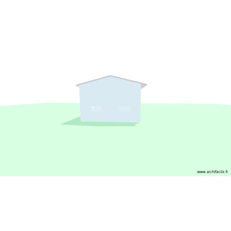 HANGAR 3D OK SAUF FENETRE. Plan de 1 pièce et 139 m2