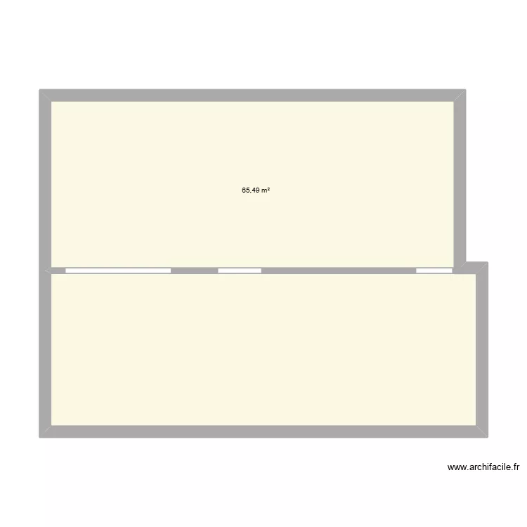 Maison PEUPLIERS - RDC STRUCTURE. Plan de 