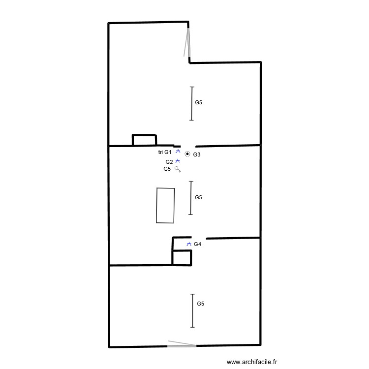 BLC grenier. Plan de 0 pièce et 0 m2