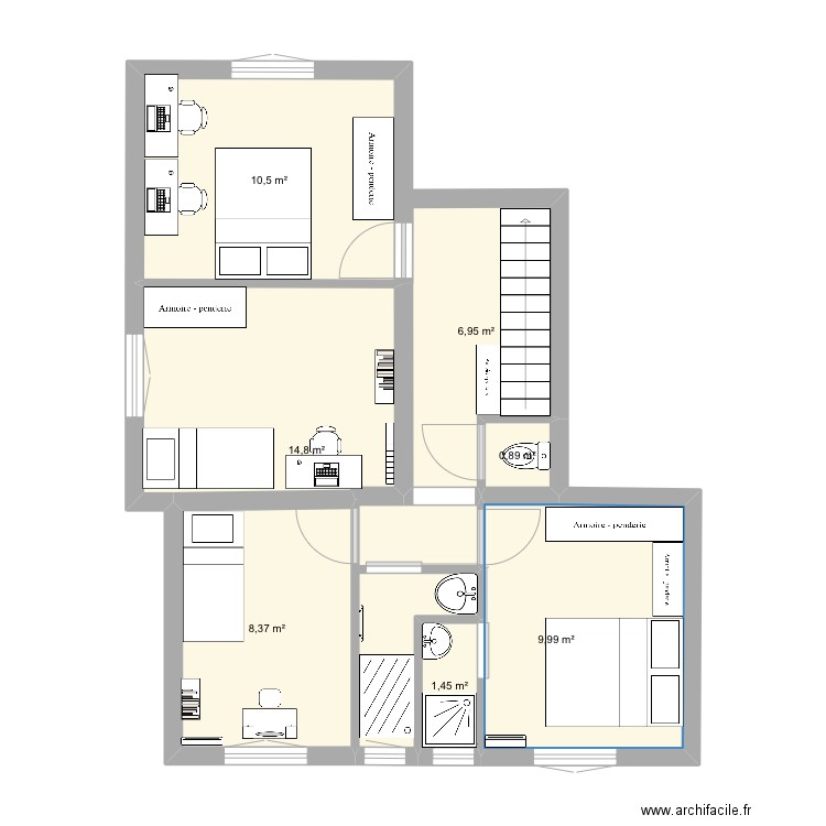 Plan 4. Plan de 0 pièce et 0 m2
