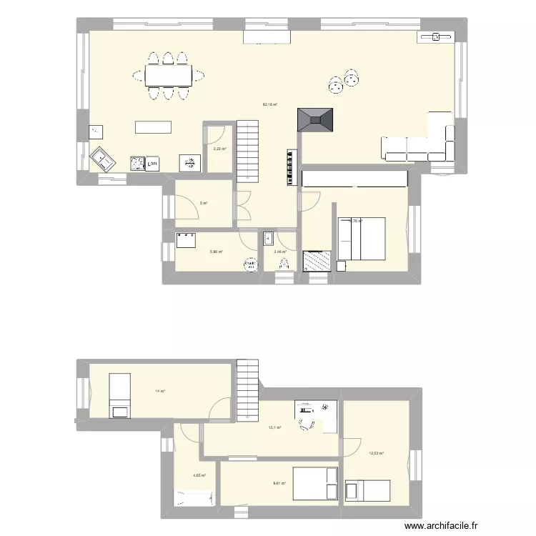 Maison 2. Plan de Maison 2. Plan de