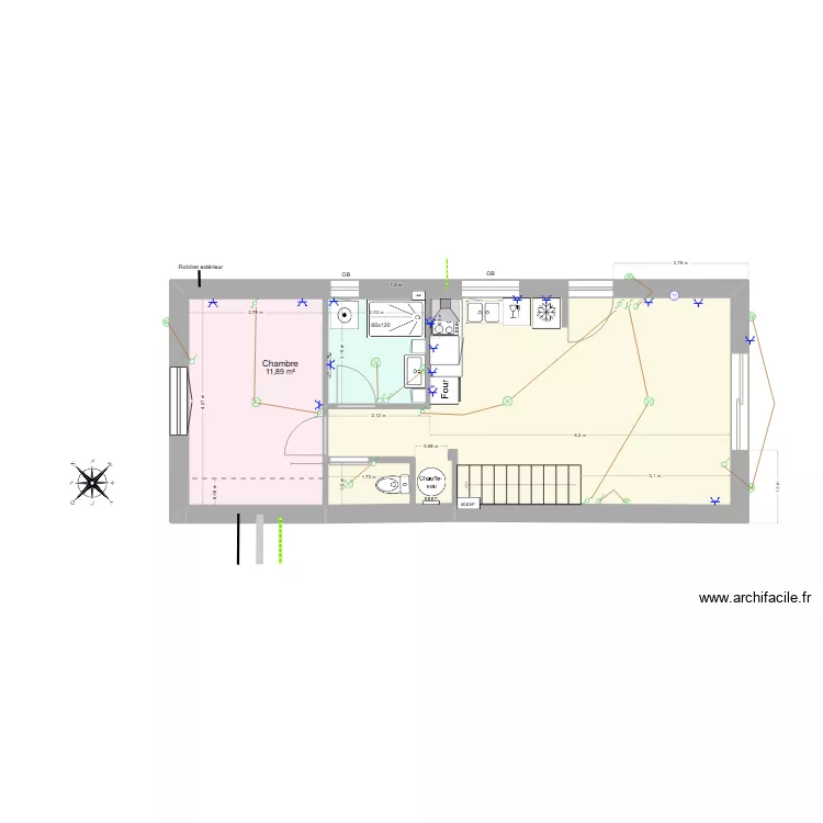 Plan ext Langeot 3. Plan de 