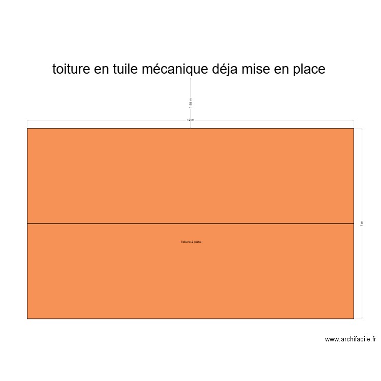 toiture. Plan de 0 pièce et 0 m2