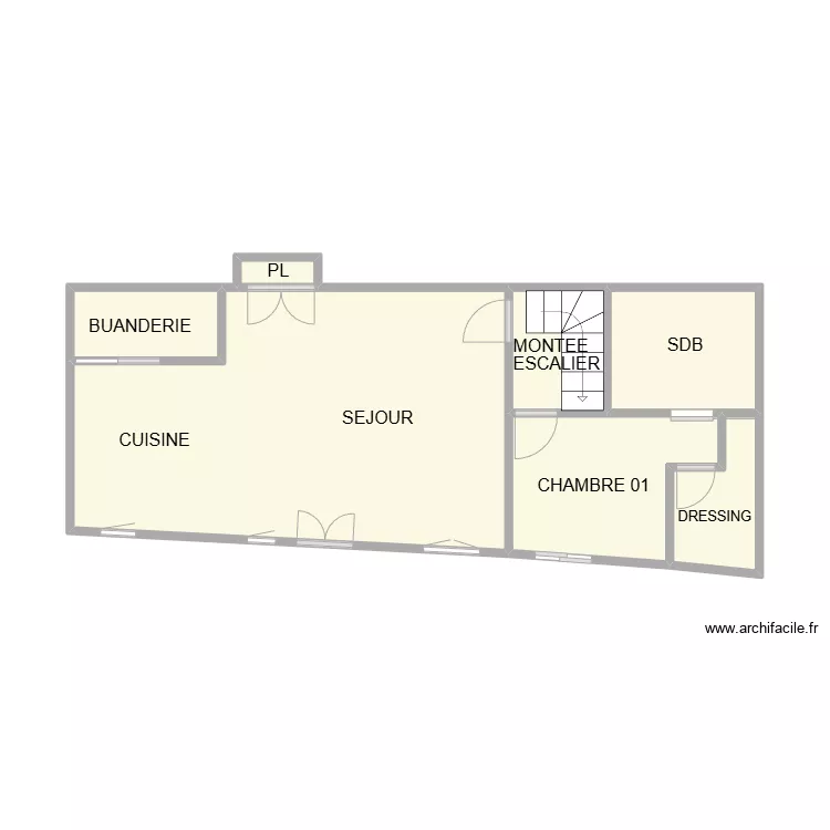 PLAN RDC VERGEZE 9. Plan de PLAN RDC VERGEZE 9. Plan de