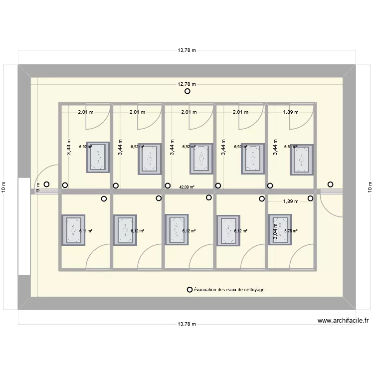bergerie du haut. Plan de 