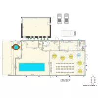 QUATRE PLUMES PLAN DE TABLE 120 mix paurine