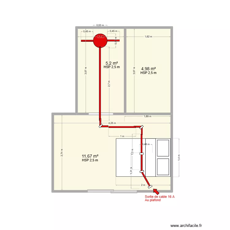 BIVONA31. Plan de 3 et 22 m² BIVONA31. Plan de 3 et 22 m²