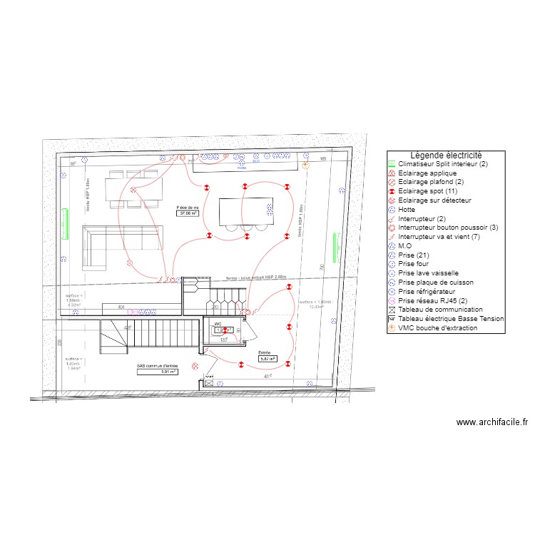 Anais Gras R+1. Plan de 0 pièce et 0 m2