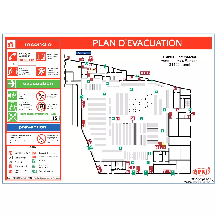 4 SAISONS INTERMARCHÉ EVAC 2. Plan de 4 SAISONS INTERMARCHÉ EVAC 2. Plan de