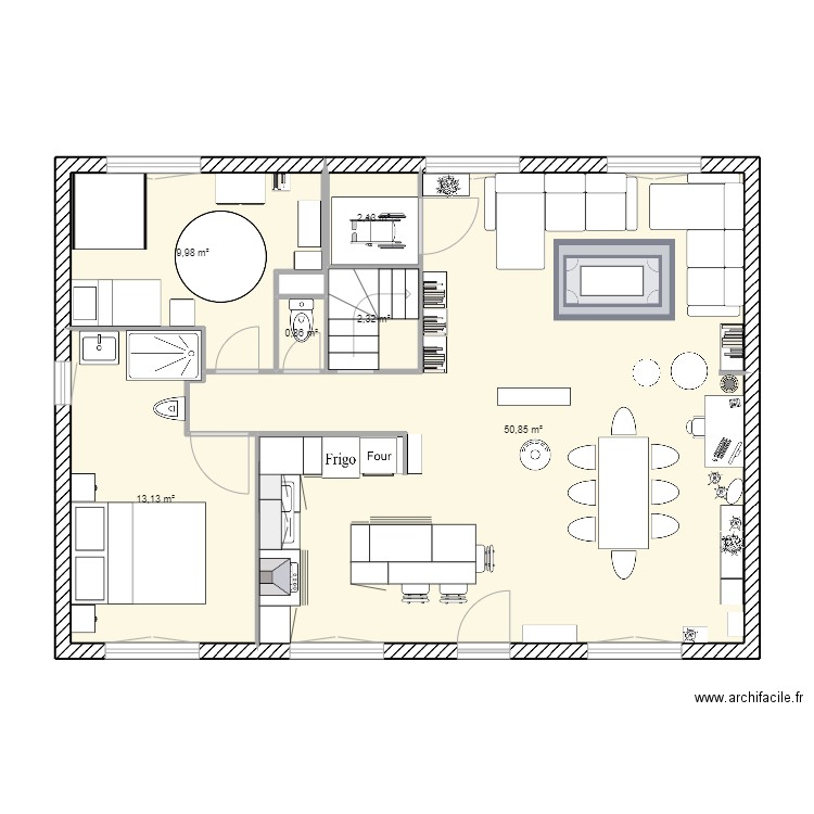 Adaptation SLA. Plan de 0 pièce et 0 m2