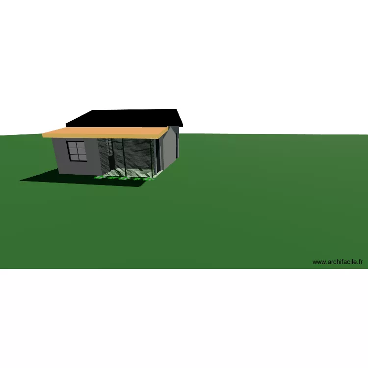 garage 2027. Plan de 1  et 22 m²