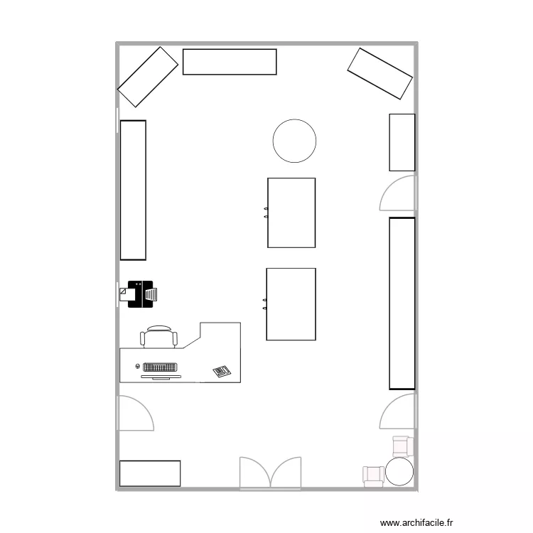BIT Saint-Macaire. Plan de 1  et 69 m²