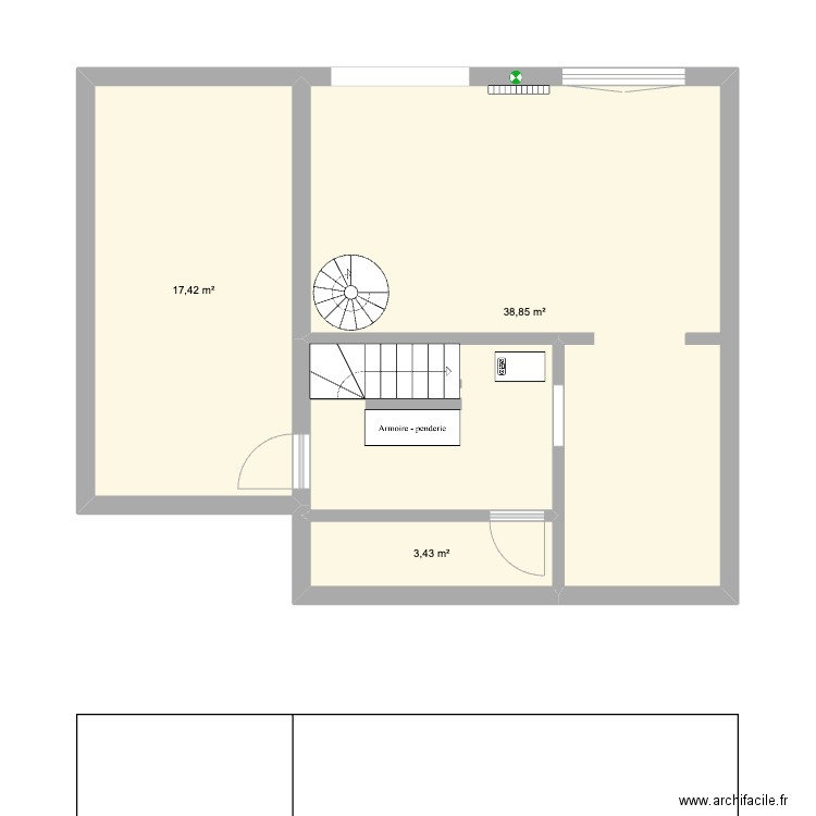 Magnolia RDJ - Base. Plan de 3 pièces et 60 m2