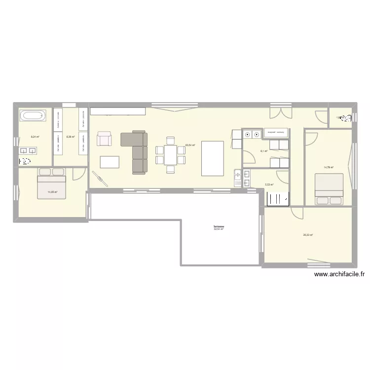 maison. Plan de 10 et 175 m² maison. Plan de 10 et 175 m²