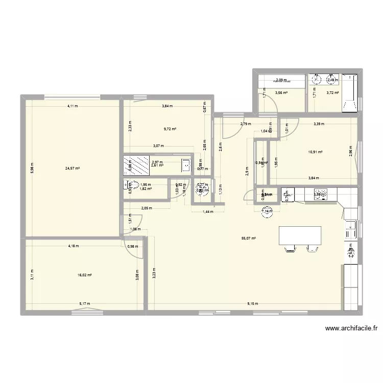 Plan 7 Pièces 133m² Vincent LAURENT. Plan de 12 et 130 m² Plan 7 Pièces 133m² Vincent LAURENT. Plan de 12 et 130 m²